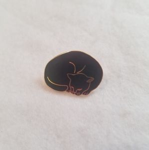 Vintage Discovery cat pin